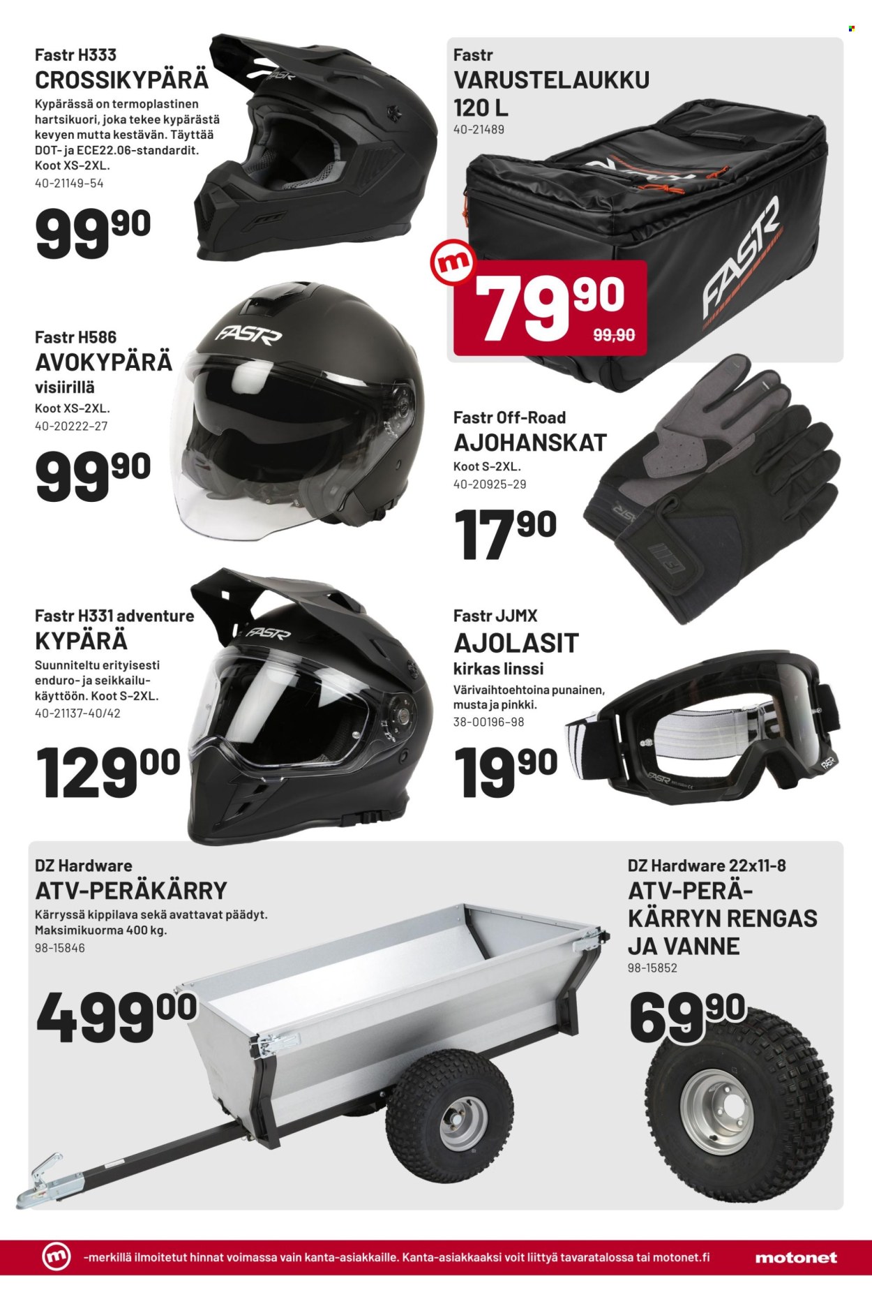 Motonet tarjouslehti  - 19.08.2026 - 22.09.2026. Sivu 9