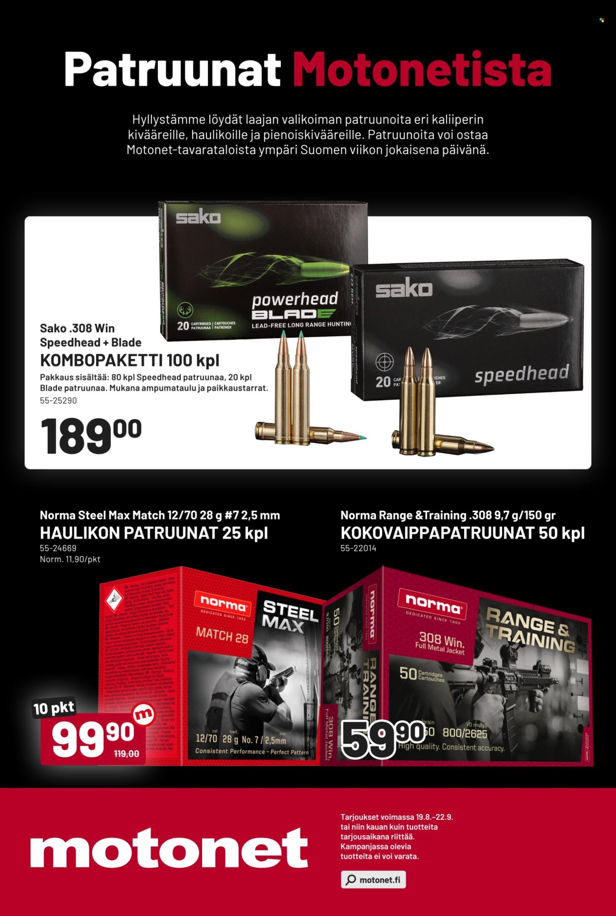 Motonet tarjouslehti  - 19.08.2026 - 22.09.2026. Sivu 16