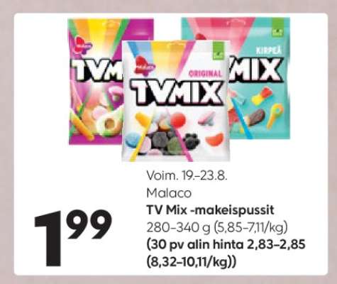 TV MIX MAKEISPUSSIT