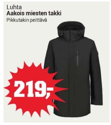 Luhta Aakois miesten takki