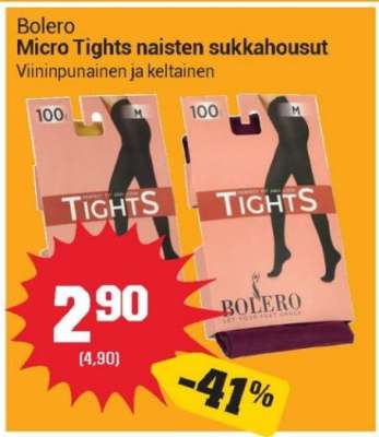 Bolero Micro Tights naisten sukkahousut