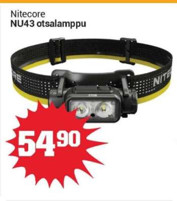 Nitecore NU43 otsalamppu