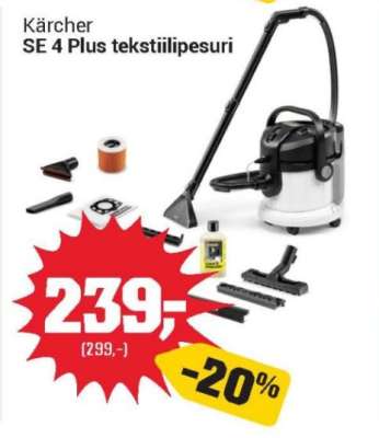Kärcher SE 4 Plus tekstiilipesuri