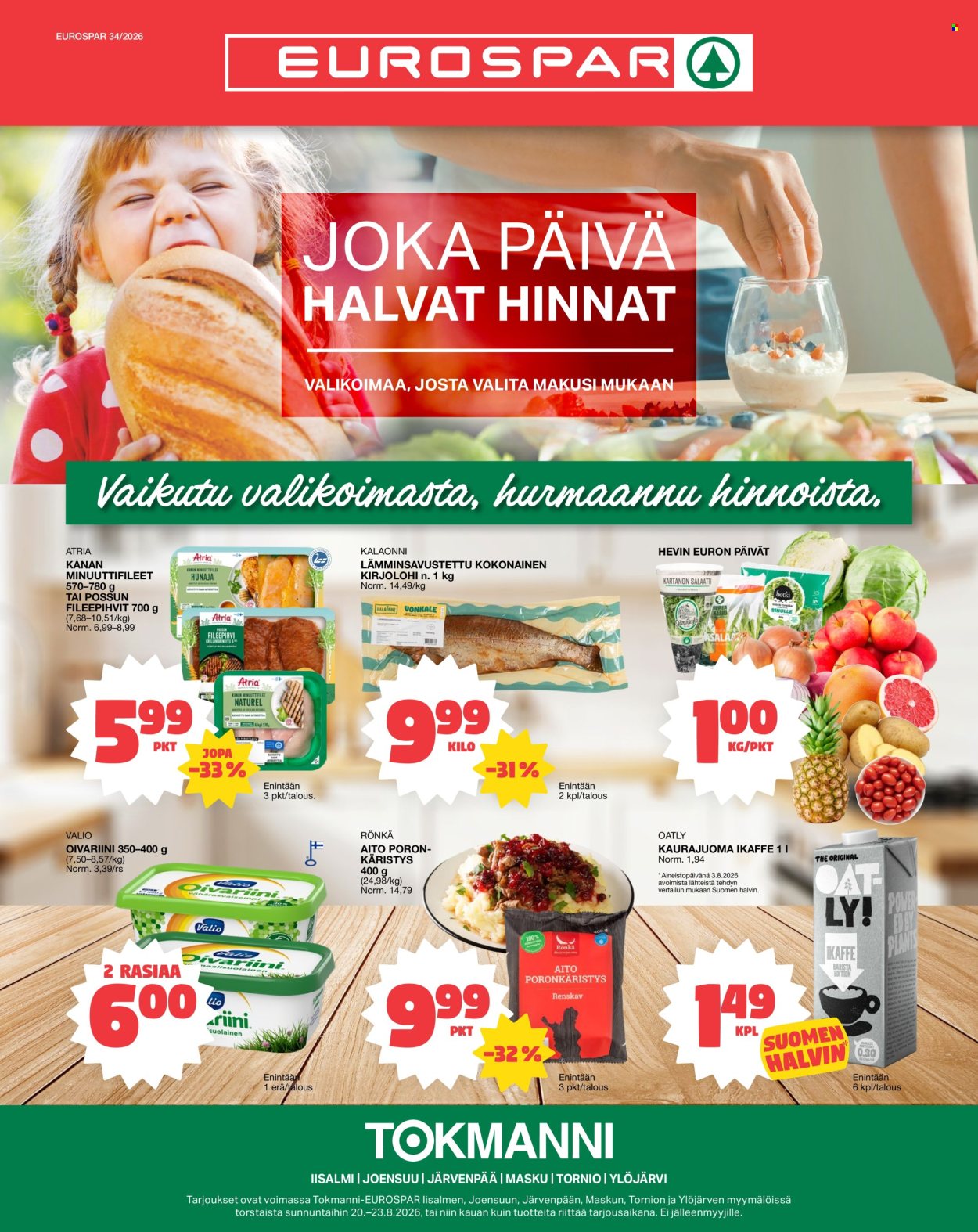 Tokmanni tarjouslehti  - 20.08.2026 - 23.08.2026. Sivu 1