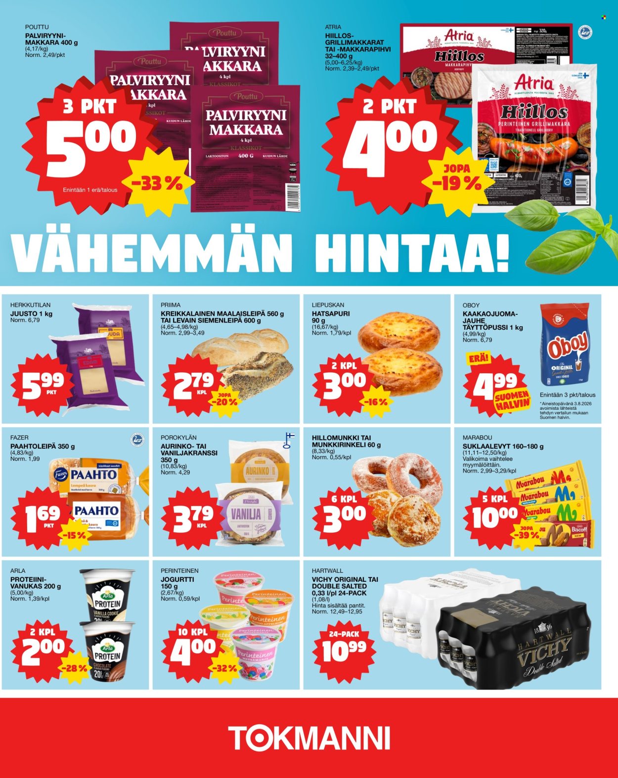Tokmanni tarjouslehti  - 20.08.2026 - 23.08.2026. Sivu 3