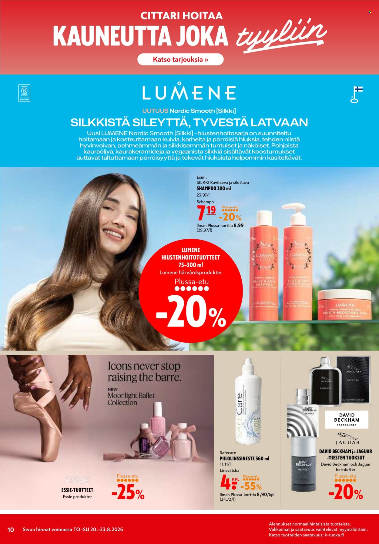 K-citymarket tarjouslehti  - 20.08.2026 - 23.08.2026. Sivu 10