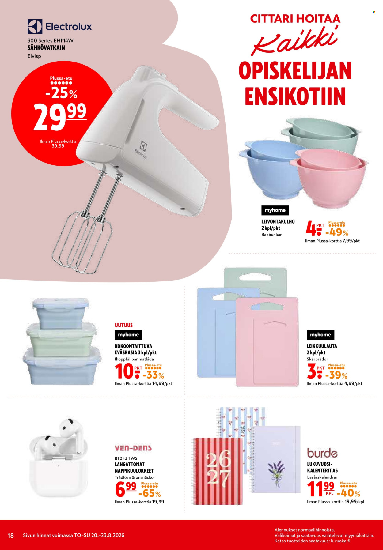 K-citymarket tarjouslehti  - 20.08.2026 - 23.08.2026. Sivu 18