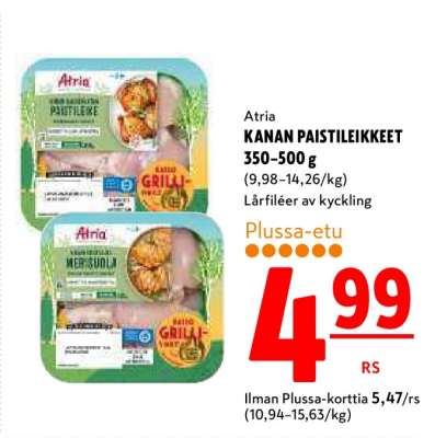 Atria KANAN PAISTILEIKKEET 350–500 g