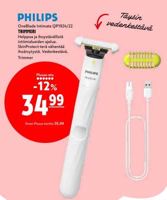 PHILIPS OneBlade Intimate QP1924/22 TRIMMERI