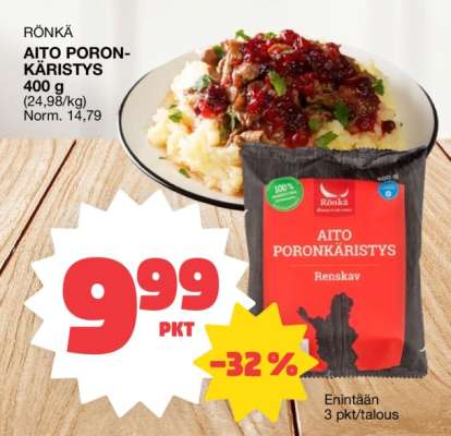 RÖNKÄ AITO PORONKÄRISTYS