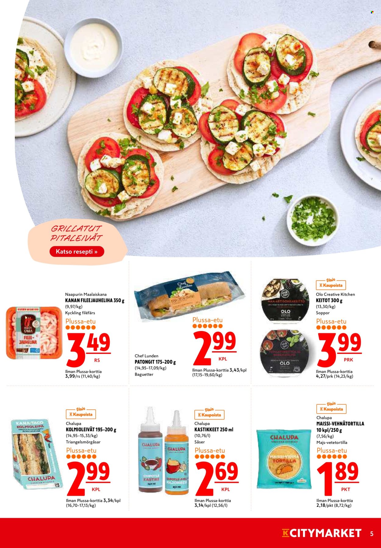 K-citymarket tarjouslehti  - 24.08.2026 - 26.08.2026. Sivu 5