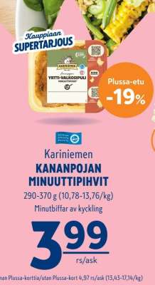 Kariniemen KANANPOJAN MINUUTTIPIHVIT