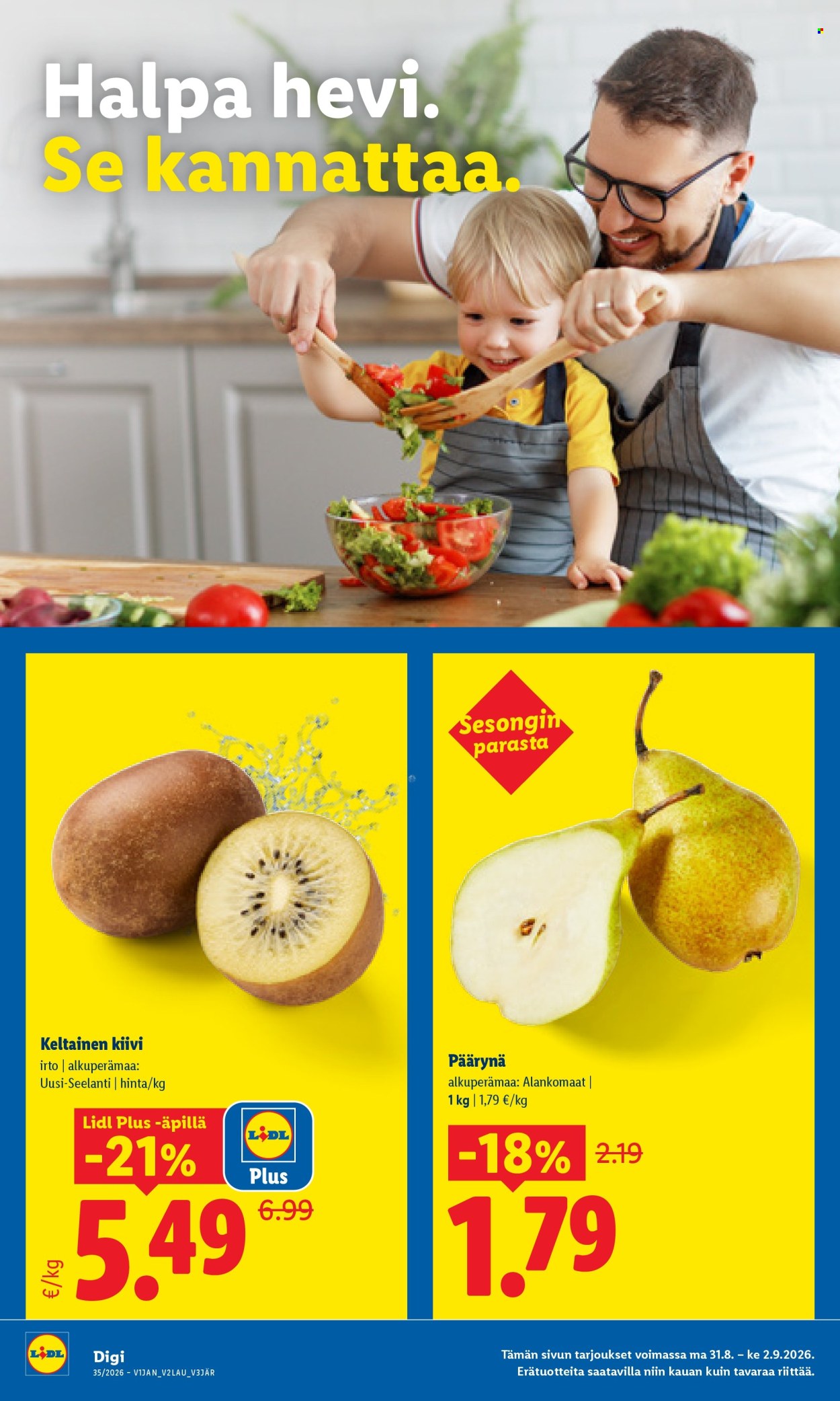 Lidl tarjouslehti  - 31.08.2026 - 02.09.2026. Sivu 2