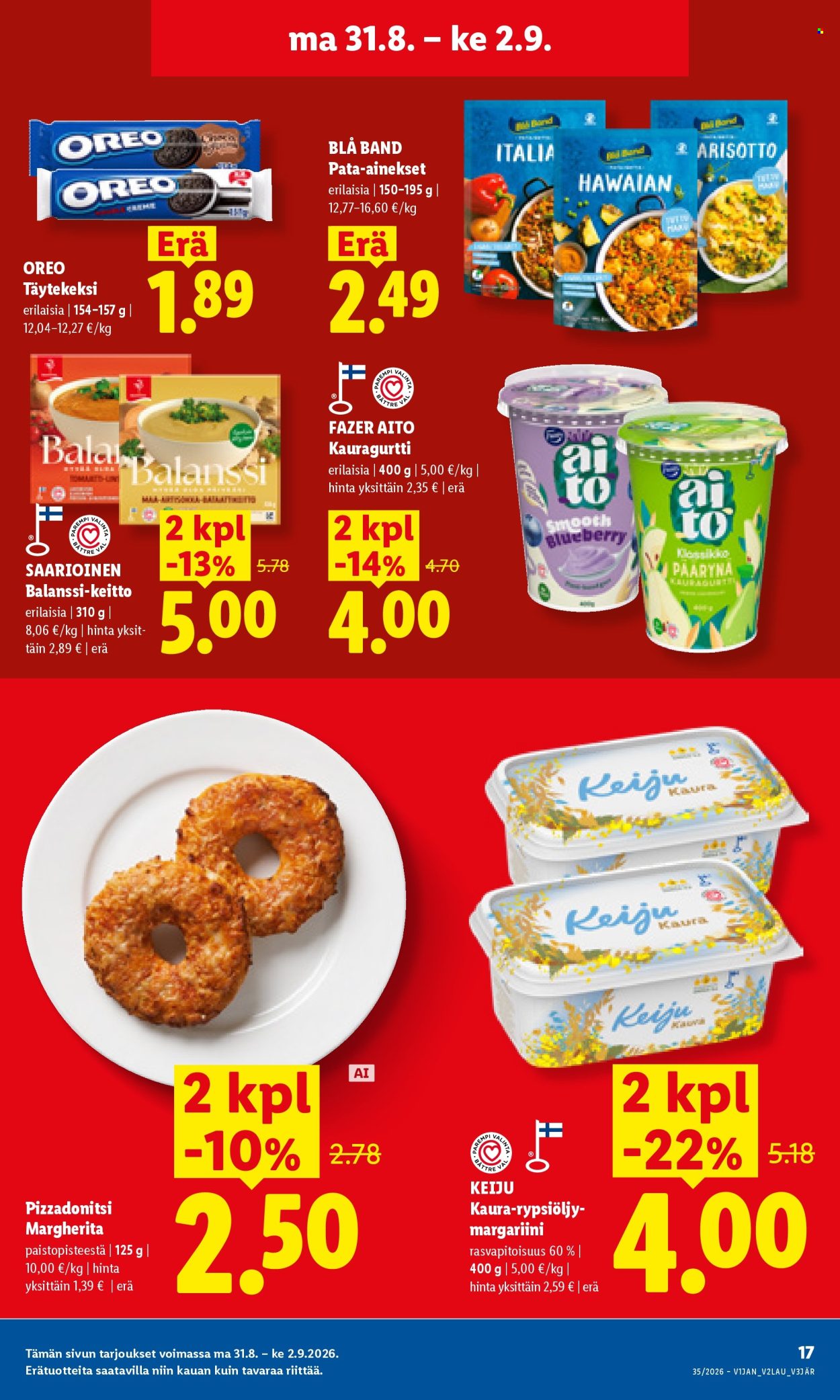 Lidl tarjouslehti  - 31.08.2026 - 02.09.2026. Sivu 5