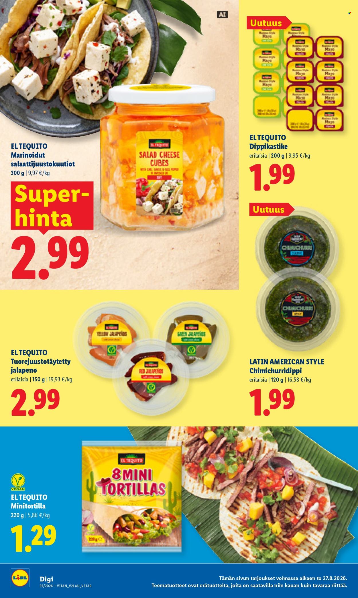 Lidl tarjouslehti  - 27.08.2026 - 30.08.2026. Sivu 10