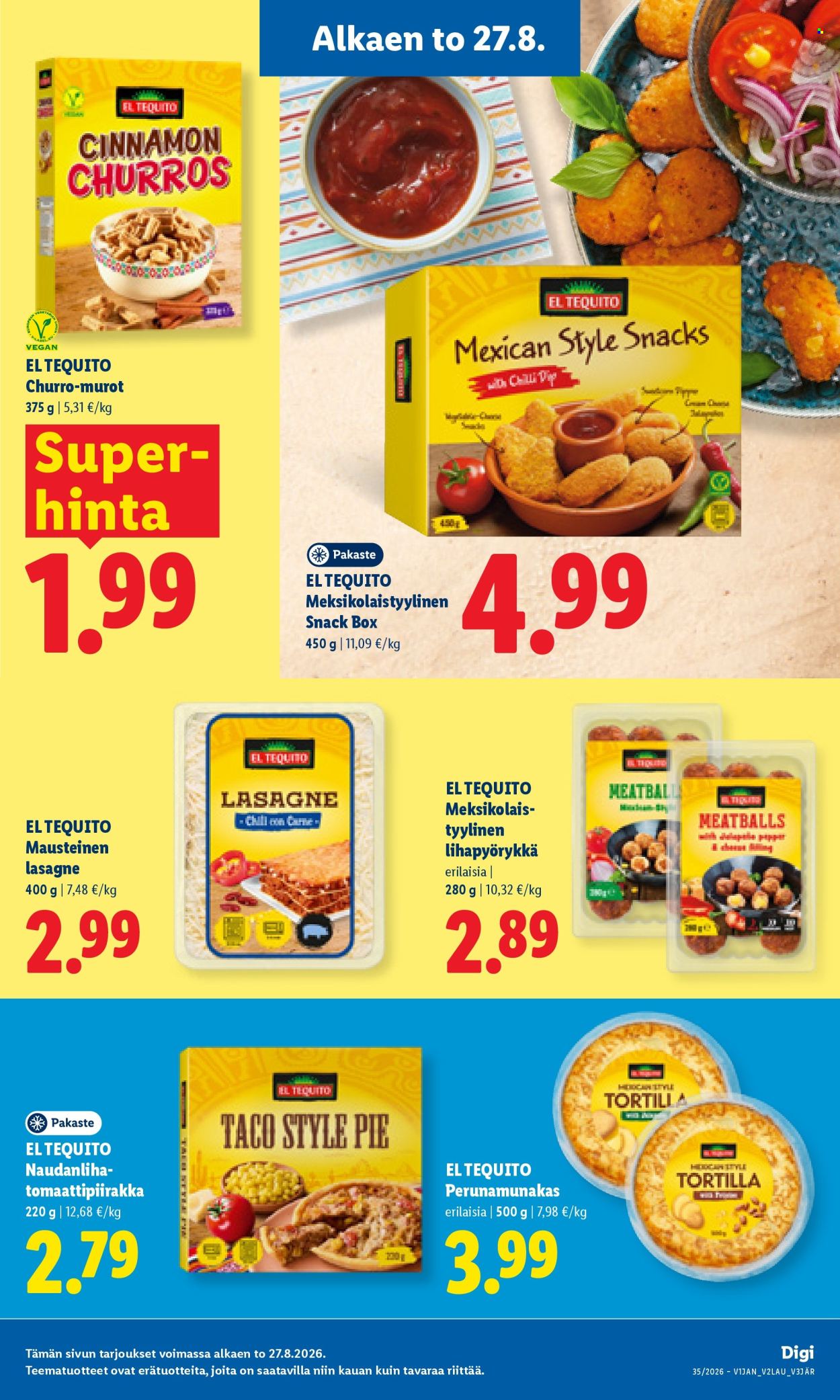 Lidl tarjouslehti  - 27.08.2026 - 30.08.2026. Sivu 11