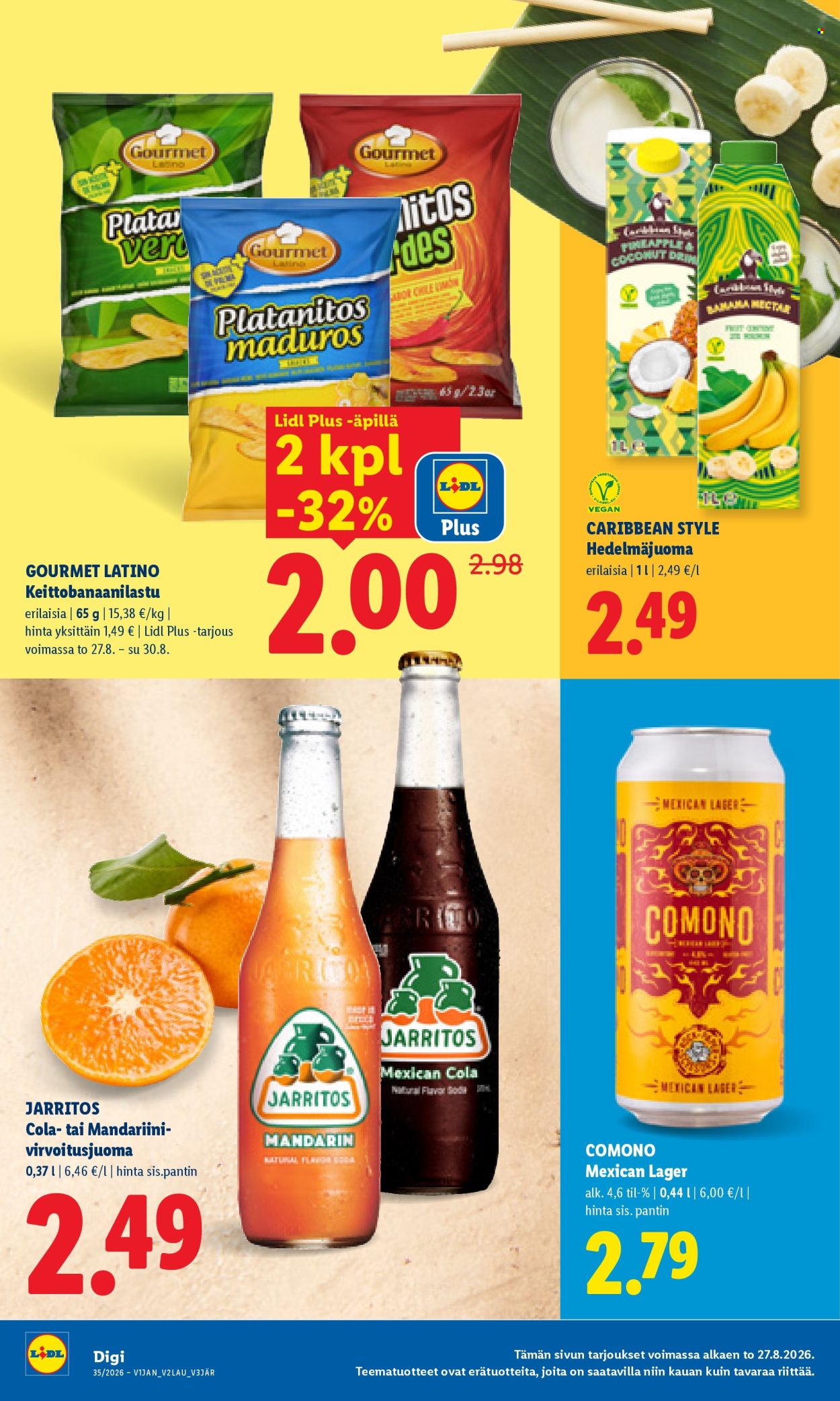 Lidl tarjouslehti  - 27.08.2026 - 30.08.2026. Sivu 12