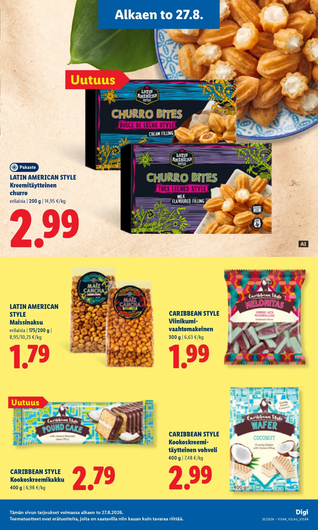 Lidl tarjouslehti  - 27.08.2026 - 30.08.2026. Sivu 13