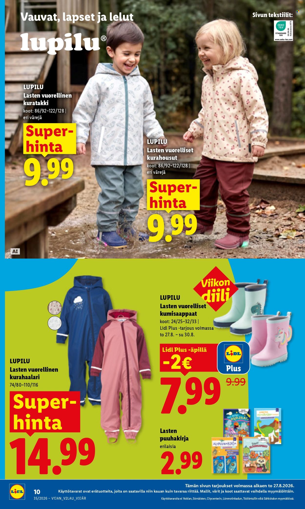 Lidl tarjouslehti  - 27.08.2026 - 30.08.2026. Sivu 14