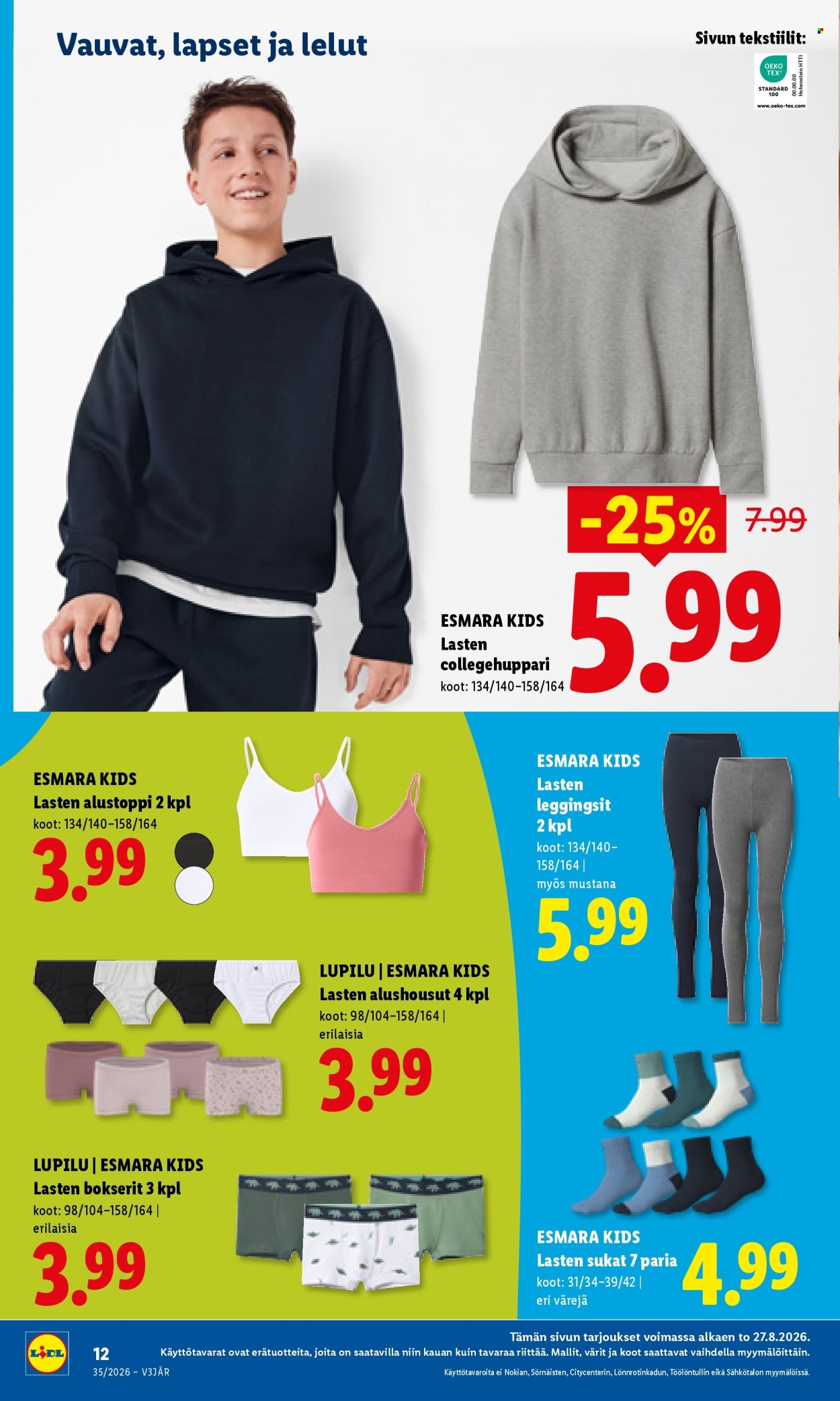 Lidl tarjouslehti  - 27.08.2026 - 30.08.2026. Sivu 16