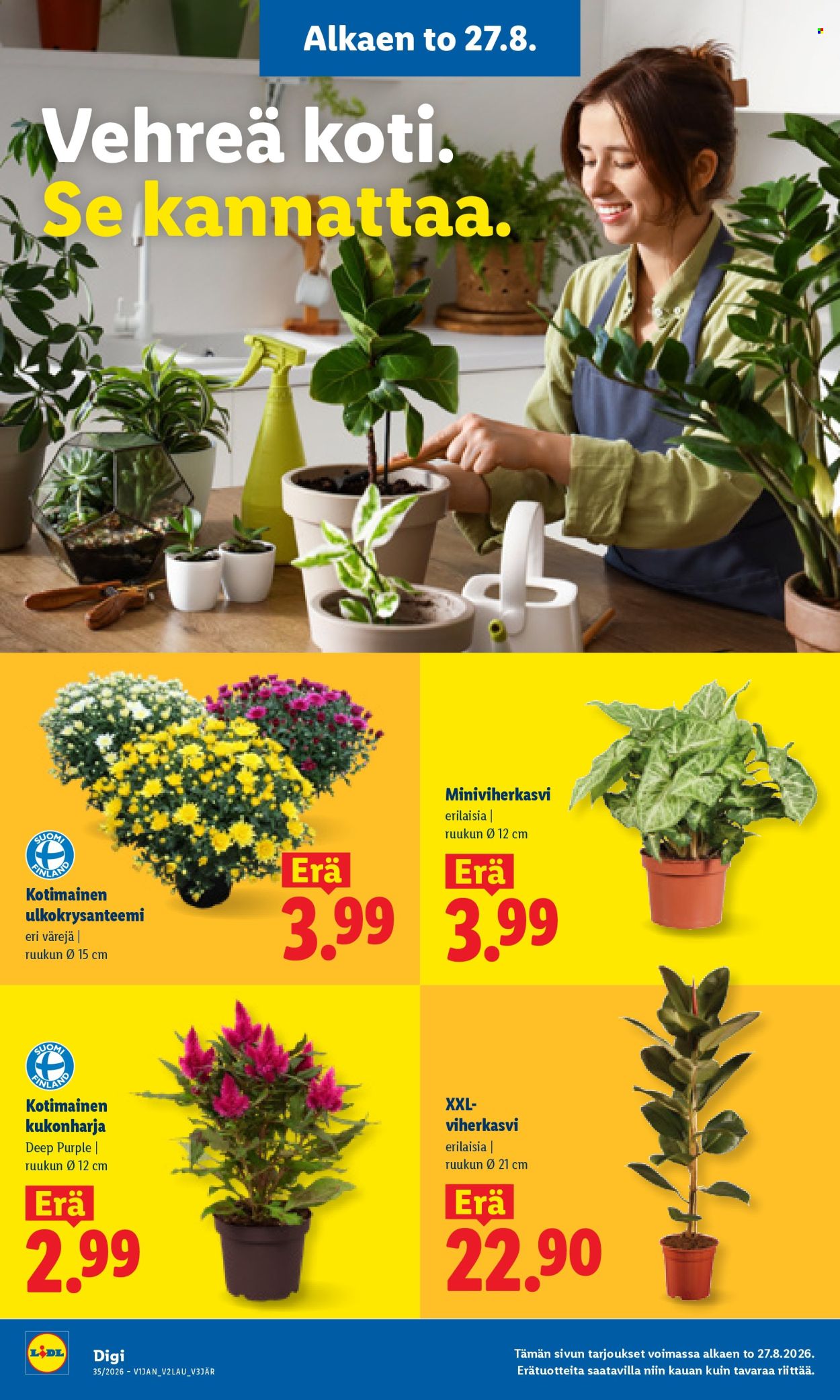 Lidl tarjouslehti  - 27.08.2026 - 30.08.2026. Sivu 20