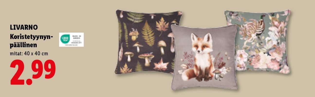 LIVARNO Koristetyynynpäällinen