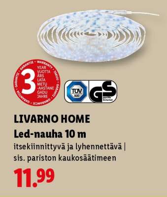 LIVARNO HOME Led-nauha 10 m