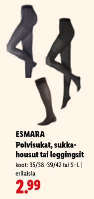 ESMARA Polvisukat, sukkahousut tai leggingsit