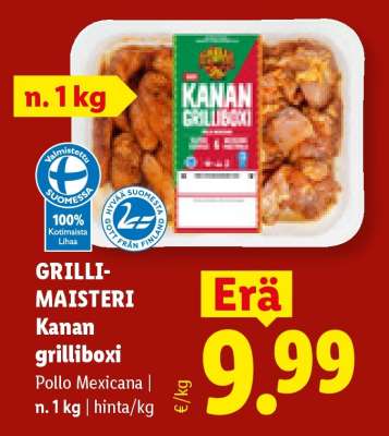 GRILLIMAISTERI Kanan grilliboxi