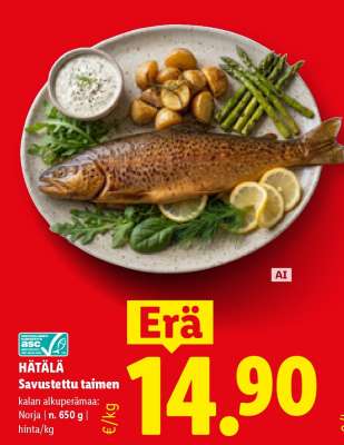 HÄTÄLÄ Savustettu taimen