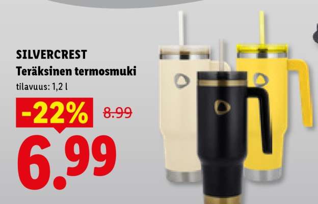 SILVERCREST Teräksinen termosmuki
