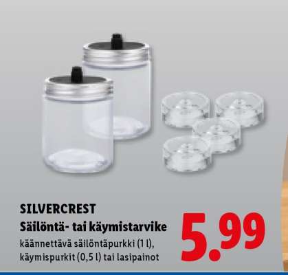 SILVERCREST Säilöntä- tai käymistarvike