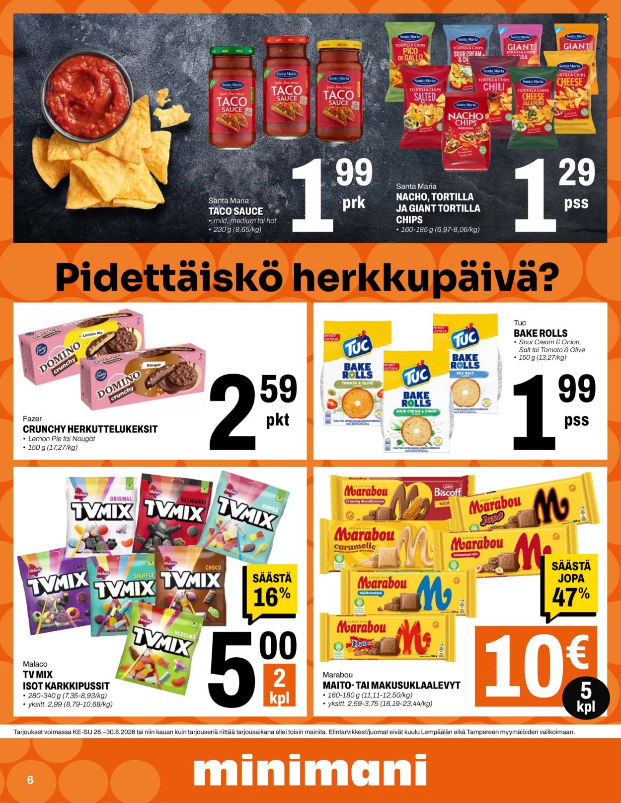 Minimani tarjouslehti  - 26.08.2026 - 30.08.2026. Sivu 6