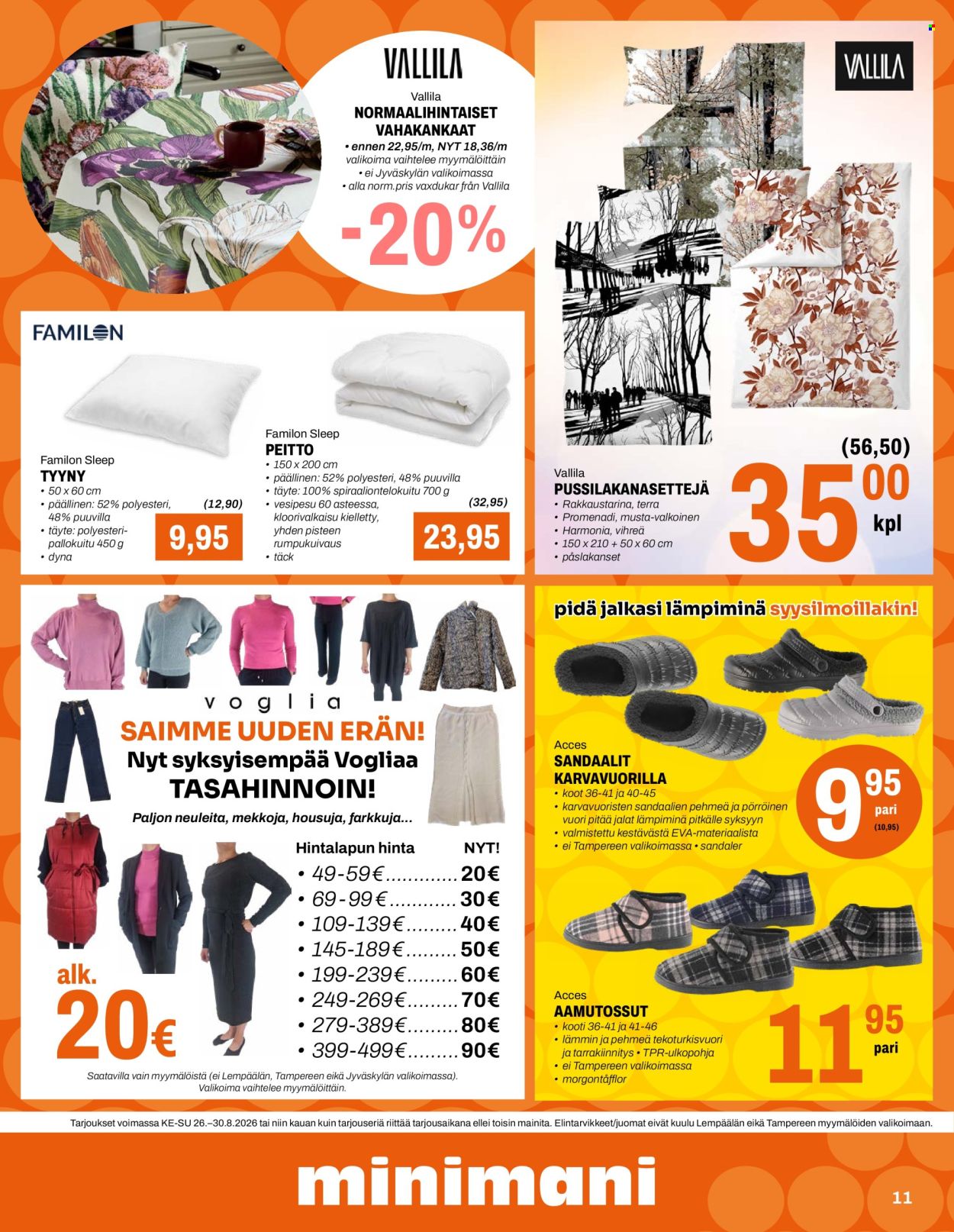 Minimani tarjouslehti  - 26.08.2026 - 30.08.2026. Sivu 11