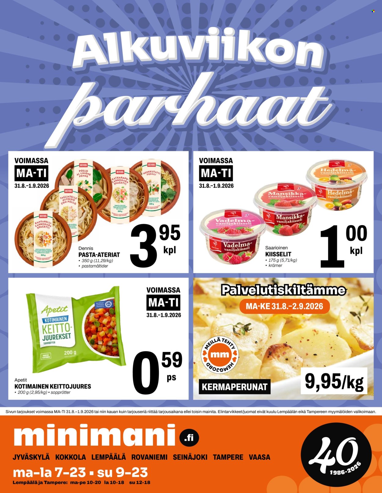 Minimani tarjouslehti  - 26.08.2026 - 30.08.2026. Sivu 12