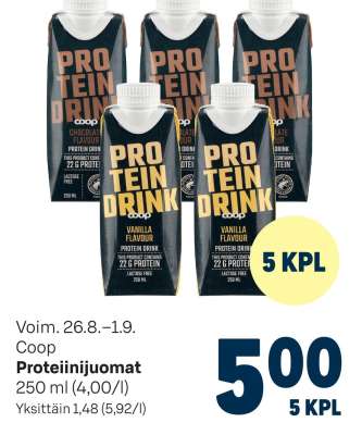 Coop Proteiinijuomat