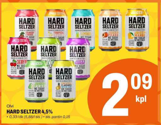 HARD SELTZER 4,5%