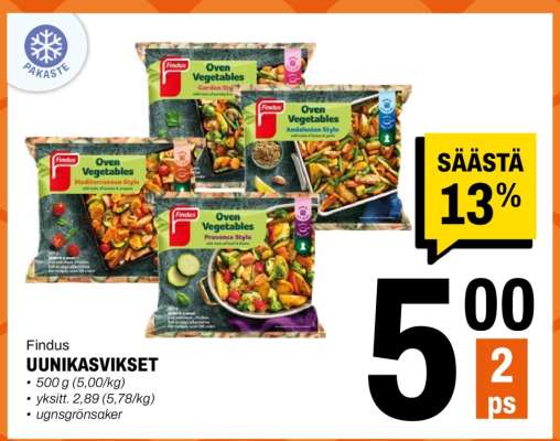 Findus Uunikasvikset