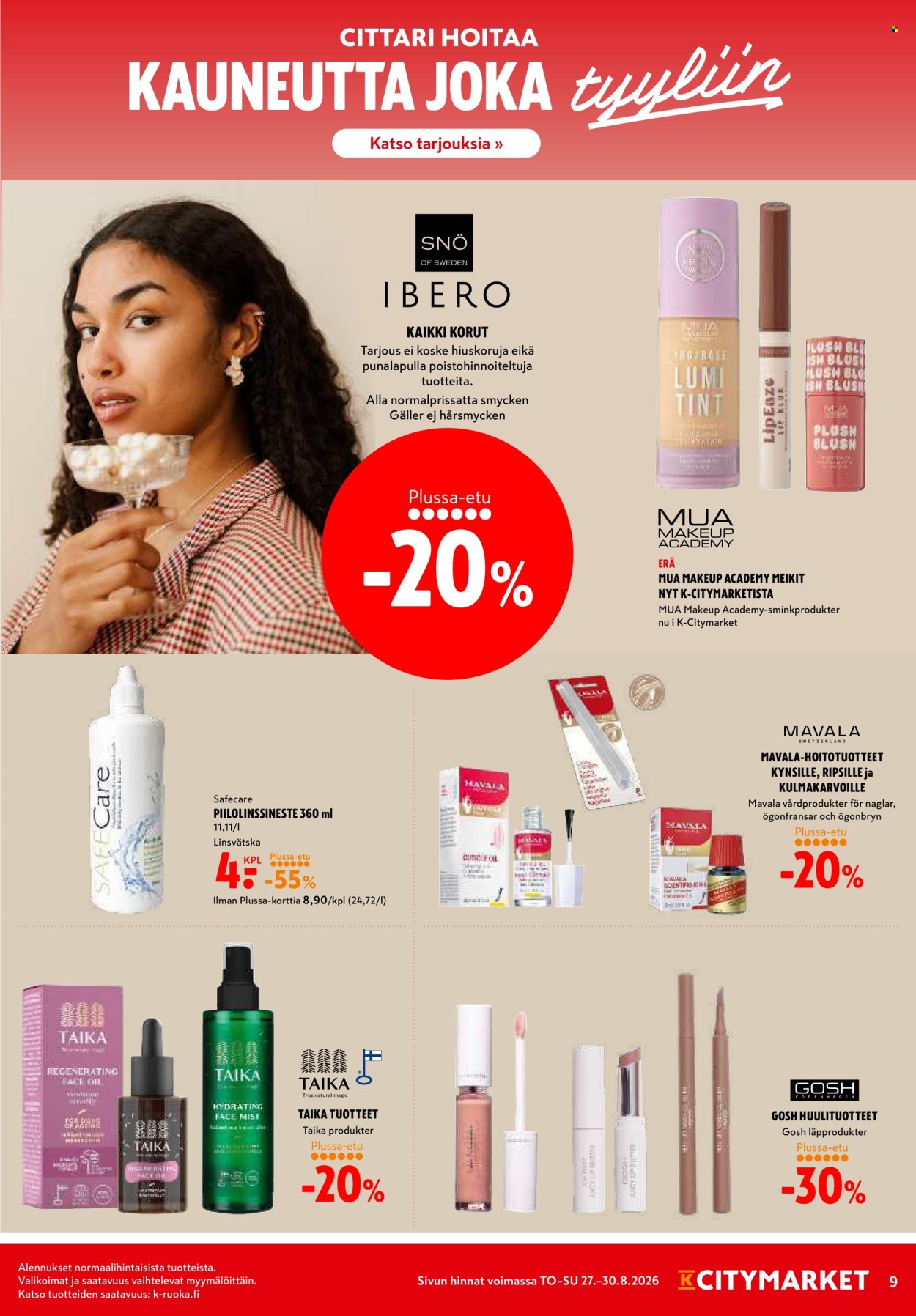 K-citymarket tarjouslehti  - 27.08.2026 - 30.08.2026. Sivu 9