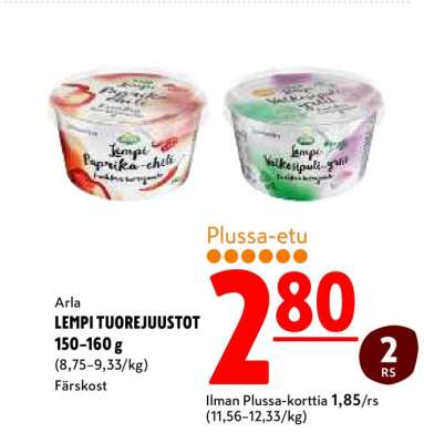Arla Lempi Tuorejuustot