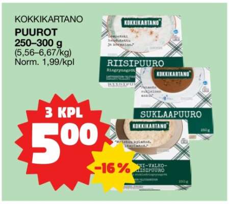 Kokkikartano PUUROT