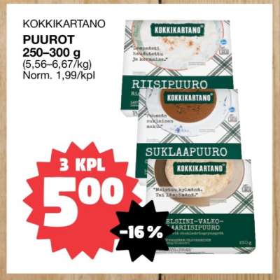 Kokkikartano PUUROT