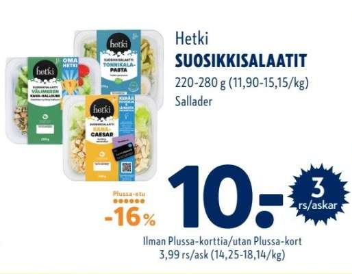 Hetki Suosikkisalaatit