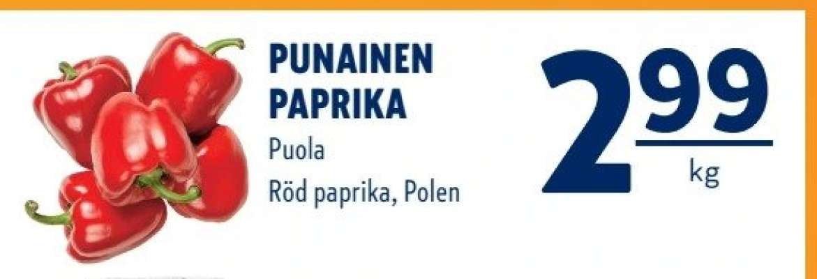 PUNAINEN PAPRIKA