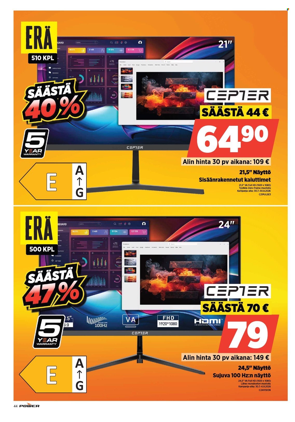 Power tarjouslehti . Sivu 44