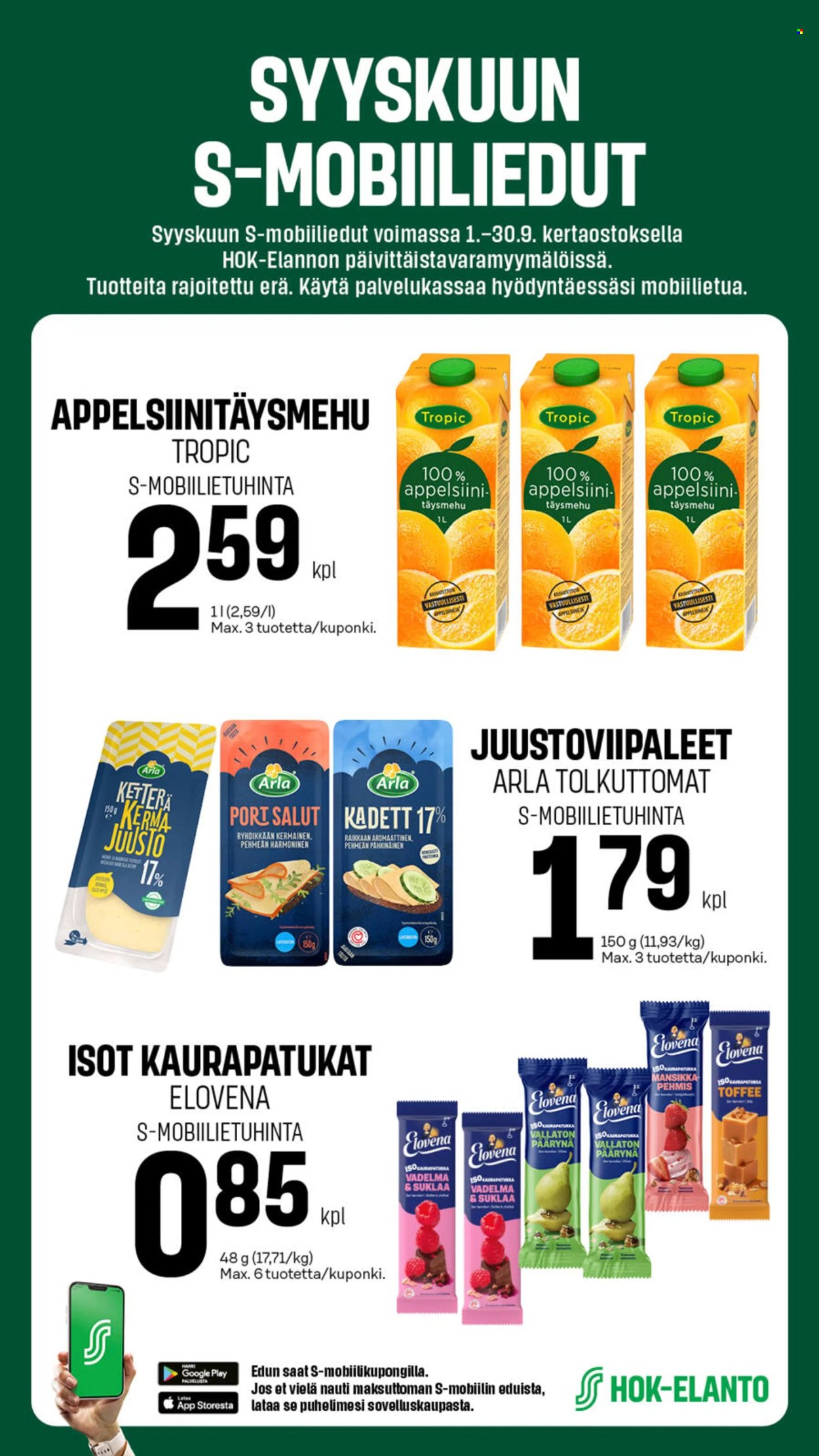 S-market tarjouslehti  - 01.09.2026 - 30.09.2026. Sivu 1