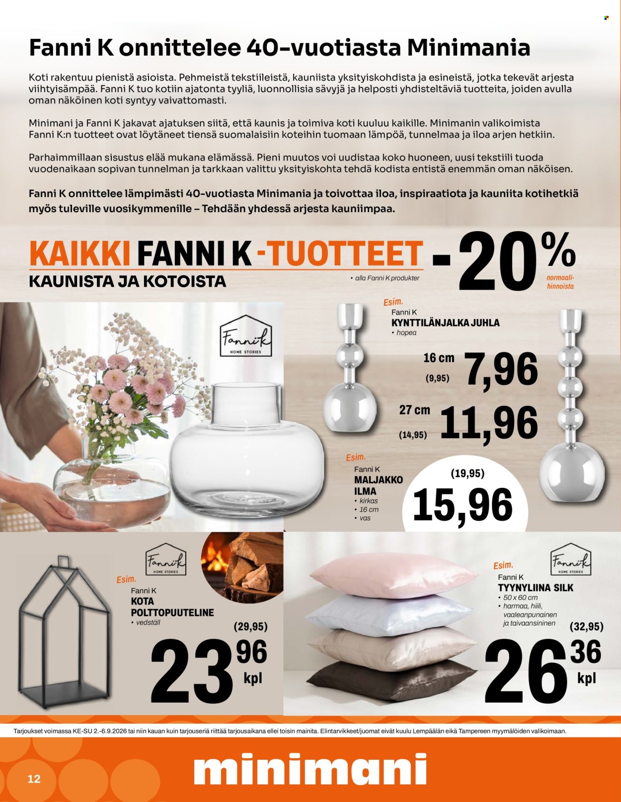 Minimani tarjouslehti  - 02.09.2026 - 06.09.2026. Sivu 12