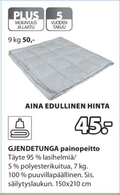 GJENDETUNGA painopeitto