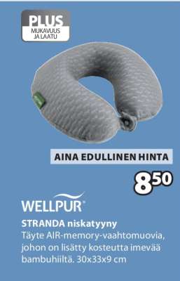 WELLPUR® STRANDA niskatyyny
