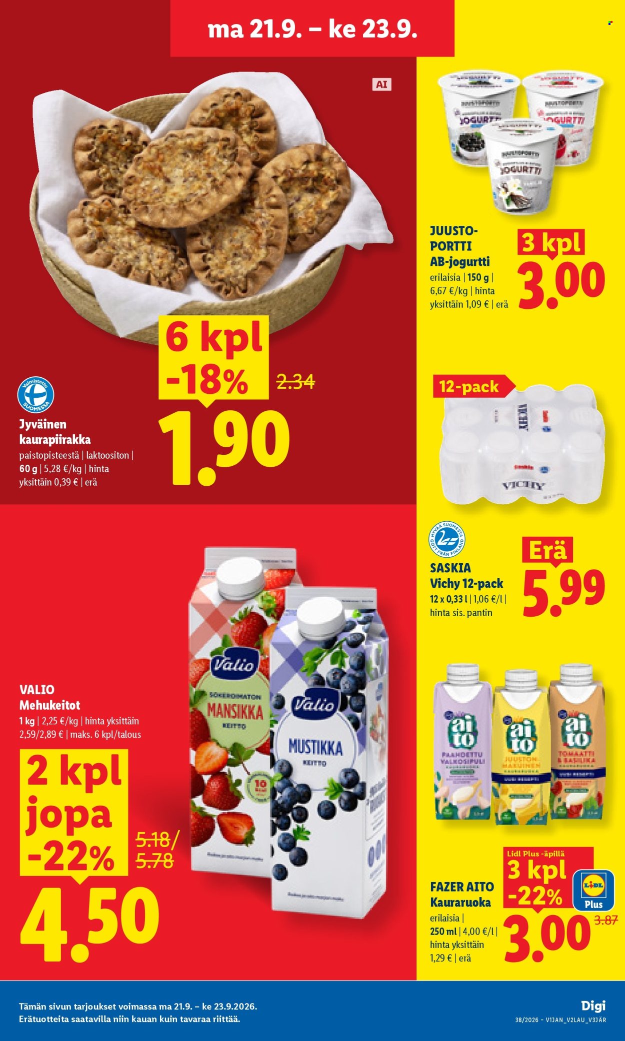Lidl tarjouslehti  - 21.09.2026 - 23.09.2026. Sivu 5
